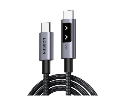 Kabel UGREEN Kabel USB-C do USB-C Uno L509 100W 0.5m czarny 6941876246120